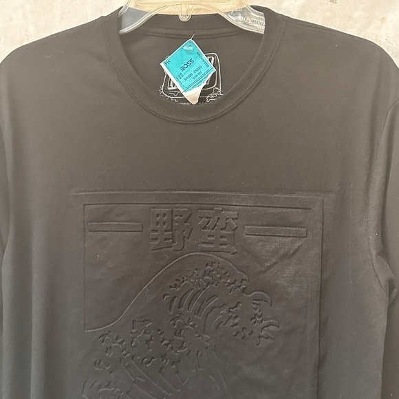 Other - Fresh Laundry NWT Japanese The Great Wave Kanagawa 3D Black Tee Shirt t-Shirt